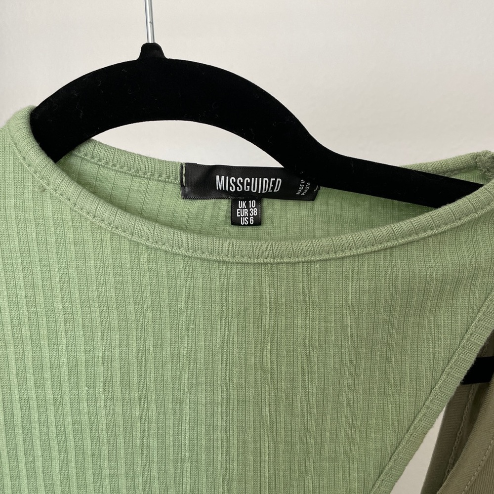 Mini Olive Dress by Lioness in Green - Picture 6 of 6